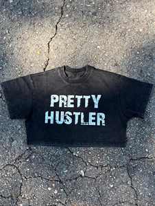 T-shirt court en coton 100% avec motif décontracté Coupe ample Tissu tricoté en polyester/coton Style décontracté - Product Image 5