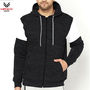 Sudaderas con capucha de lana de poliéster y algodón para hombre, Jersey forrado de manga larga, temporada de invierno, recién llegado, teñido liso, venta al por mayor - Product Image 1