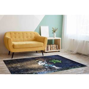 Tapis Banksy Fishing Boy : Décoration artistique graffiti, tapis antidérapant, tapis fin non tissé - Product Image 5