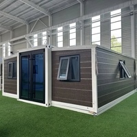 Maisons modulaires de luxe, conteneurs extensibles de 20 pieds, petites maisons pliantes en conteneurs, abri préfabriqué, maison portable facile à assembler, Chine