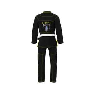Kimono BJJ sublimado personalizado con gráficos vibrantes resistentes a la decoloración diseño de cobertura completa material de tejido perlado preencogido - Product Image 5