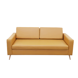 Set Sofa Seksional Tradisional Berlapis Kulit PU Ramah Lingkungan Tahan Lama untuk Ruang Tamu Kantor Sekolah Ruang Sempit - Product Image 1