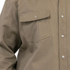 Nouveau design de vêtements de travail d'extérieur pour hommes, chemises FR à manches longues 100% coton, populaires pour la sécurité du soudage, vêtements de travail Offre Spéciale réfléchissants - Product Image 3