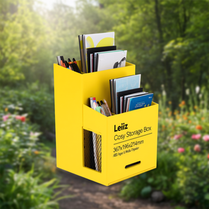 Leitz Cosy Storage Box 367x196x214mm ABS Yellow Paper & Media Organizer - Product Image 3