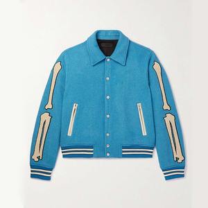 เสื้อแจ็คเก็ตวาร์ซิตี้ขนสัตว์ ขายส่ง เสื้อแจ็คเก็ตวาร์ซิตี้แบบกำหนดเอง - Product Image 1