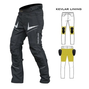 กางเกงผ้าสำหรับขี่มอเตอร์ไซค์ที่ออกแบบมาเพื่อความสบายและการป้องกันของผู้ขับขี่ พร้อมแผ่นรองเข่าระดับ CE 1 - Product Image 1