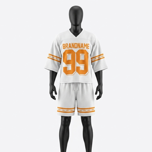 Women <b>Mesh</b> Jersey Short <b>Set</b> 160 GSM Breathable Polyester White Orange Sublimation Print Custom Logo Athletic Fit Women's <b>Sets</b> - Product Image 1