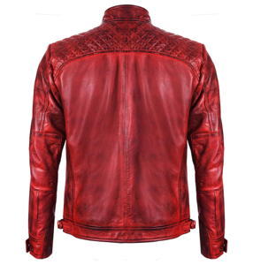 Wholesale 2025 Unique Style Custom Made Men's Leather <b>Jackets</b> Reasonable Price Stand Collar <b>Canvas</b> <b>Jacket</b> Oem Sale - Product Image 3