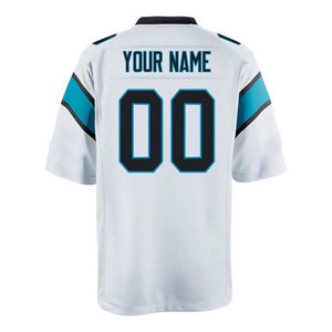 Uniforme de Fútbol Americano Personalizado al por Mayor, Jersey Blanco de Poliéster, Uniforme de Fútbol Cómodo de Alta Calidad - Product Image 2