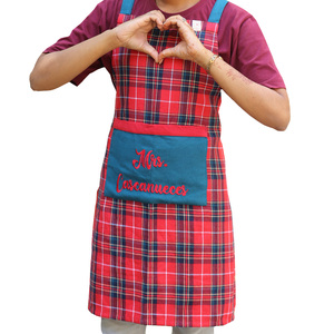 Delantal de cocina de algodón de nueva llegada Delantal de cocina ecológico de buena calidad al precio más bajo Proveedor en India - Product Image 2