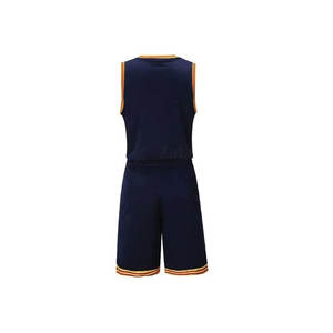 Uniforme de baloncesto profesional para hombre 100% poliéster transpirable verano ligero manga corta alta calidad personalizable - Product Image 6