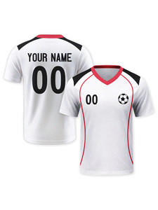 Custom <b>Red</b> <b>Black</b> Football Jersey Women/Men/Youth Vest with Personalized Printed Name <b>and</b> Number for Football Match Shirt - Product Image 2