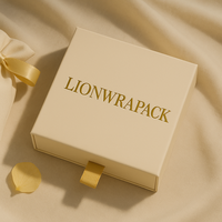 Lionwrapack Boîte à Bijoux Tiroir en Carton Personnalisée OEM, Coffrets Cadeaux pour Colliers, Boucles d'Oreilles, Bracelets et Bagues