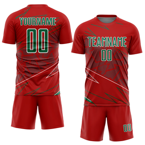 Equipo de fútbol transpirable personalizado, servicio OEM, camisetas de fútbol personalizadas, conjuntos de uniformes de fútbol, camisetas de fútbol sublimadas - Product Image 1