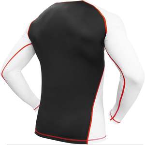 2025 pas cher prix meilleure qualité production en usine poids léger Rash Guard impression personnalisée Logo Rash Guard unisexe - Product Image 3