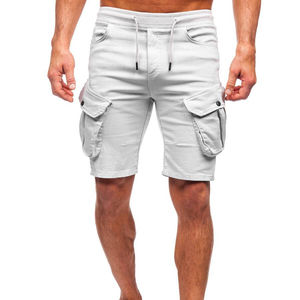 Pantalones cortos cargo de algodón para exteriores, ropa de calle de secado rápido para hombres, pantalones cargo transpirables rectos informales con múltiples bolsillos para hombres personalizados - Product Image 3
