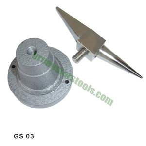 Enclume avec base ronde détachable, outils de fabrication de bijoux, enclume de formage en acier robuste, portable |   Numéro d'article GS-03 - Product Image 1