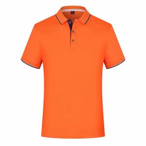 Polo informal rojo Camiseta de algodón de manga corta para hombre de moda vintage hecha por la industria RAM - Product Image 4