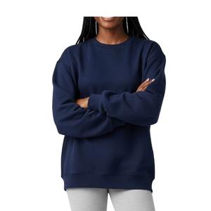 Sweat-shirt oversize brodé à col montant pour femme – Style décontracté et tendance pour l'hiver, doux et chaud, idéal au quotidien - Product Image 1