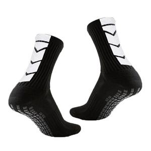 Chaussettes athlétiques en nylon respirant pour femmes Serviette de fond solide antidérapante Bonneterie de sport pour Football Football Course à pied Tennis - Product Image 4