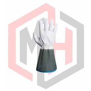 Leather Working Gloves Long Cuff Full Safety Gloves Anti-static Customizable Flexible Breathable Tear-Resistant Wear-Resistant - Product Image 2