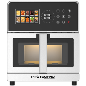 Friteuse à air chaud en acier inoxydable Protéchno GP203 10L, 2150W, écran tactile numérique intelligent XL avec 10 préréglages et <span class=keywords><strong>sans</strong></span> <span class=keywords><strong>huile</strong></span> - Product Image 1