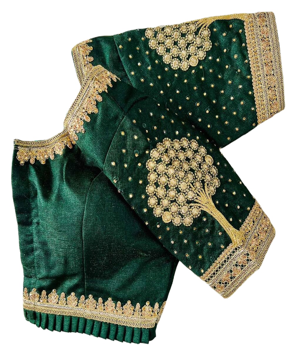 Gujarati Mirror Work Blouses Elegant Navratri Wear