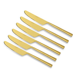 Juego de cubiertos de acero inoxidable con diseño mate para hoteles, restaurantes, banquetes, fiestas, acabado mate, cuchara, tenedor, cuchillo, vajilla, conjunto de cubiertos de acero inoxidable con diseño mate, 1 unidad - Product Image 6