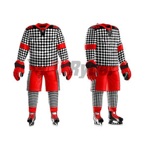 Uniformes de hockey sobre hielo transpirables de secado rápido de calidad superior hechos en fábrica con diseño de logotipo personalizado precio al por mayor barato para equipos - Product Image 1