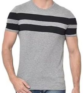 เสื้อยืดแขนสั้นผู้ชาย ผ้าโพลีเอสเตอร์/คอตตอน คุณภาพสูง พิมพ์โลโก้ตามสั่ง - Product Image 3