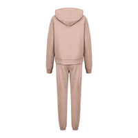 Ensemble de survêtement en molleton 100% coton de haute qualité pour femmes, taille plus, coupe ajustée, à capuche, designs personnalisés - Style sportif streetwear hiver