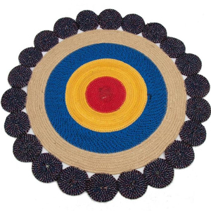 พรมทอมือแบบดั้งเดิม,พรมทอมือสำหรับห้องนั่งเล่นพรมปูพื้นพื้นที่บ้านไร่ปอกระเจาธรรมชาติพรมและพรมปูพื้น - Product Image 1