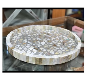 Grande planche à fromage en bois d'acacia et assiettes à gâteau faites à la main plateau de service de fruits apéritif de fête élégant plats et assiettes - Product Image 4