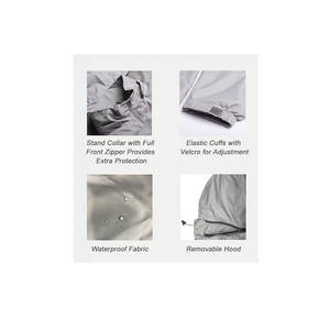 Chaqueta Cortavientos de Invierno para Hombre, de Primera Calidad, 100% Algodón, Impermeable, Transpirable, con Bolsillos Delanteros, Estilo Urbano - Product Image 5