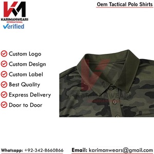 Chemise de paintball pour hommes, manches courtes, légère, tricotée, formelle, performance, golf, extérieur, UPF 50+, active - Product Image 4