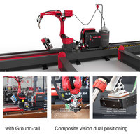 ZMDE Nueva versión H Beam Robot de soldadura robótica automática Estación DE TRABAJO Modo de soldadura MIG disponible para la venta