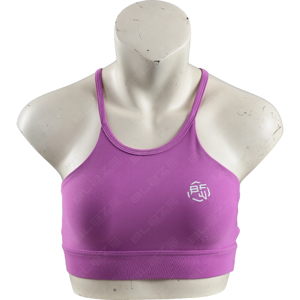 Soutiens-gorge de sport en spandex/nylon à taille mi-haute, uni, torsadé, avec leggings de yoga à taille élastique premium - Product Image 3