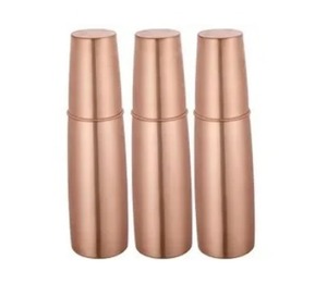 Termo de Cobre de 330 g al por Mayor, Botella de Acero Inoxidable de 1 L de Calidad Premium, Estilo Sip, Manténgase Fresco, Potencia de Cobre para - Product Image 1