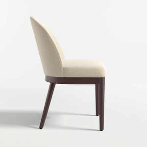 Modern Luxury Dining <b>Wooden</b> <b>Chair</b> Strong Fabric for Home Restaurant Hotel School Mall Villa Entry Leisure Japanese Style - Product Image 4