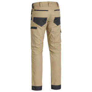 Pantalones industriales de seguridad táctica de Ajuste Recto de poliéster OEM ODM 100% de alta calidad pantalones multibolsillos para trabajadores de carga para hombres - Product Image 2