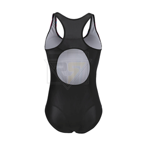 Traje de Baño Deportivo de Una Pieza para Mujer, Shorts de Alta Calidad en Spandex/Poliéster, Transpirable, de Secado Rápido, Anti-UV, con Logotipo Personalizado al por Mayor - Product Image 2