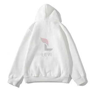 Wholesale High Quality Puff Printing Embroidered Men Hoodies Breathable Cotton <b>Blended</b> Autumn Custom Logo Long Sleeve Soft - Product Image 2