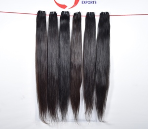 Venta al por mayor 100% Virgen vietnamita Remy Extensiones de cabello indio de onda profunda cutícula alineada Color natural procesado químicamente - Product Image 4
