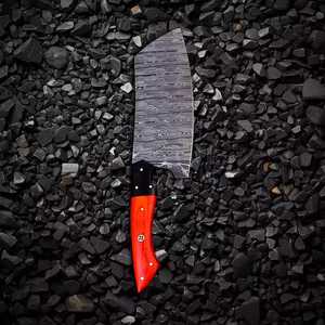 ชุดมีดทำครัวเหล็กกล้าคาร์บอนงานแฮนด์เมดชุดมีดเชฟสุดหรูงานบริการ OEM ODM แบบมืออาชีพ - Product Image 4