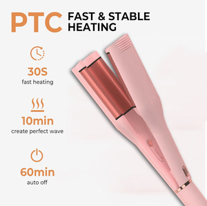 <span class=keywords><strong>Fer</strong></span> à friser ondulé français de 32 mm, <span class=keywords><strong>fer</strong></span> à friser ondulé <span class=keywords><strong>pour</strong></span> <span class=keywords><strong>cheveux</strong></span> longs et courts avec 4 températures, <span class=keywords><strong>fer</strong></span> à friser ondulé ionique - Product Image 6