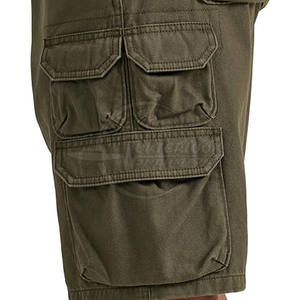 Pantalones cortos vaqueros de hombre con logotipo personalizado impreso, fabricación de algodón hecho con patrón sólido, estilo informal, talla adulta para Pakistán - Product Image 3