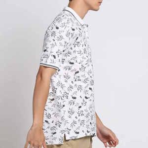 Algodón Transpirable Secado rápido Antiarrugas Logotipo personalizable Ropa de verano para adultos Polos de talla grande para hombres - Product Image 6