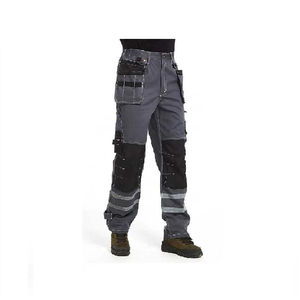 Pantalones de Trabajo de Seguridad con Múltiples Bolsillos, Material de Algodón, Color y Talla Personalizables para Hombre, Certificación CE, Resistentes al Viento - Product Image 4