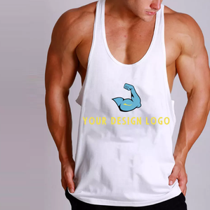 Camisetas de Gimnasio para Hombre Baratas, de Fibra de Bambú, Tejidas, sin Mangas, para Fitness, Entrenamiento, Ropa Deportiva Informal de Verano, Proveedor Mayorista, Venta al por Mayor - Product Image 5