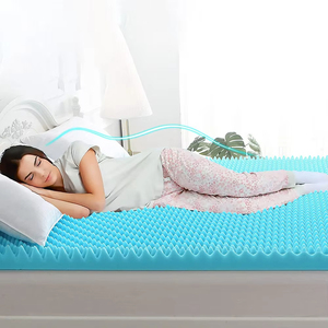 Atacado Full Size Sleeping Wave Cooling Gel Infundido Memória Espuma Colchão <span class=keywords><strong>Topper</strong></span> Com Tampa Removível - Product Image 5